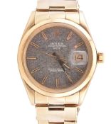 14CT GOLD ROLEX OYSTER PERPETUAL DATE 1500 WRISTWATCH