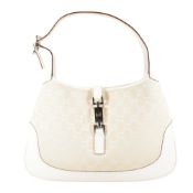 GUCCI JACKIE 1961 CANVAS SHOULDER BAG