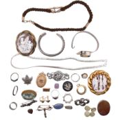 COLLECTION OF ASSORTED ANTIQUE & MODERN JEWELLERY