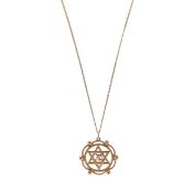 18CT GOLD NECKLACE & 9CT GOLD MASONIC PENDANT