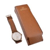 OMEGA 1970S 9CT GOLD GENTLEMANS WRISTWATCH
