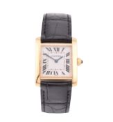18CT GOLD CARTIER TANK FRANCAISE LADY'S WRISTWATCH