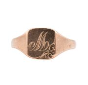 HALLMARKED 9CT GOLD SIGNET RING