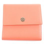 CARTIER CORAL LEATHER PURSE
