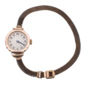 HALLMARKED 9CT EARLY 20TH CENTURY LADIES DRESS WATCH