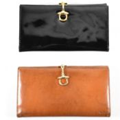 TWO LAUNER LONDON LEATHER WALLETS AF