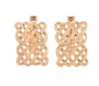 PAIR OF HALLMARKED 9CT GOLD CUFFLINKS