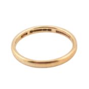 9CT GOLD HALLMARKED BAND RING