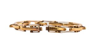 9CT GOLD STRETCH WATCH STRAP AF