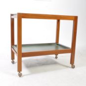 EX MOD TEAK HOSTESS SERVING TROLLEY