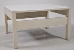 PARKER KNOLL - VINTAGE WHITE COFFEE TABLE