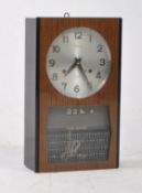 SEIKO TIME DATER 30 DAY WALL CLOCK