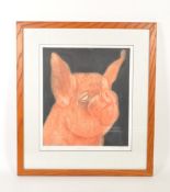 SONIA ROLLO - 21ST CENTURY LIMITED EDITION PRINT OF A PIG TITLED 'BERYL'