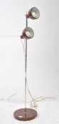 BRITISH MODERN DESIGN - TWIN SPOTLIGHT FLOOR STANDING LAMP