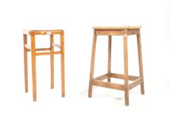 MIXED COLLECTION OF 20TH CENTURY BAR STOOLS - KITCHEN STOOLS ETC