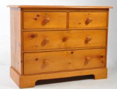 VICTORIAN 19TH CENTURY PINE CHEST OF DRAWERS