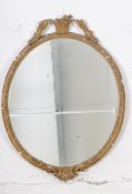 EARLY 20TH CENTURY VENETIAN OVAL WALL MIRROR
