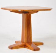 RETRO MID CENTURY OCTAGONAL TEAL SIDE TABLE
