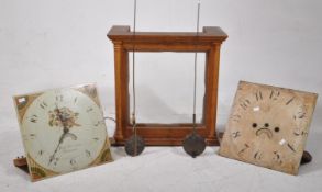 19TH CENTURY BENJAMIN GREENING LONGCASE CLOCK MOVEMENT