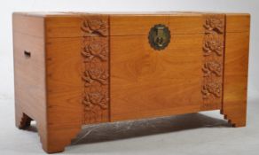 CHINESE MID CENTURY CAMPHORWOOD BLANKET BOX