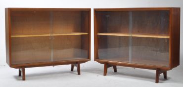 TWO MID CENTURY TEAK BOOKCASES