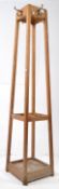 VINTAGE 20TH CENTURY OAK HALL COAT STAND