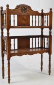 VINTAGE 20TH CENTURY JACOBEAN REVIVAL OAK BOOKCASE
