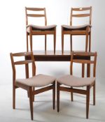 SCANDART LTD - MID CENTURY 1960’S TEAK DINING TABLE & CHAIRS