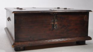 20TH CENTURY OAK APOTHECARY COFFEE TABLE