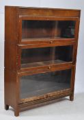 GLOBE WERNICKE MANNER - 20TH CENTURY BARRISTERS BOOKCASE