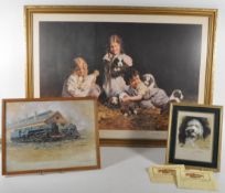 AFTER DAVID SHEPHERD - THREE LATE 20TH CENTURY SIGNED PRINTS
