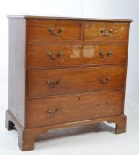 GEORGE III 19TH CENTURY MAHOGANY CHEST OF DRAWERS