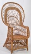 VINTAGE 20TH CENTURY WICKED PEACOCK ARMCHAIR