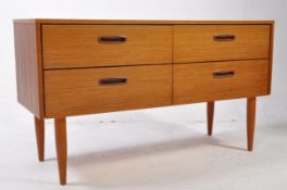 MID CENTURY SMALL PROPORTION CHEST OF DRAWERS