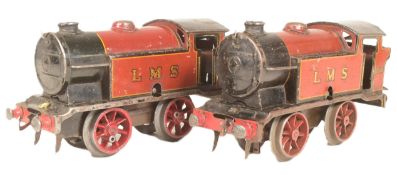 MODEL RAILWAY - X2 HORNBY O GAUGE CLOCKWORK LOCOMOTIVES