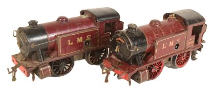 MODEL RAILWAY - X2 HORNBY O GAUGE CLOCKWORK LOCOMOTIVES