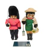 THE LONDON OWL - X2 SOFT TOY CHARACTER OWLS