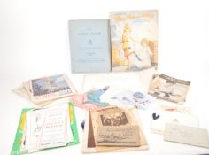 COLLECTION OF EPHEMERA - INC 1930S PETER PAN, BRABAZON DAY BROCHURE