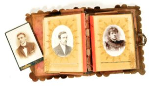 LATE 19TH CENTURY VICTORIAN BOUND PHOTOGRAPH ALBUM