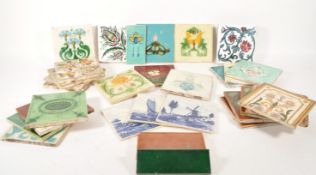COLLECTION OF 19TH CENTURY VICTORIAN CERAMIC TILES