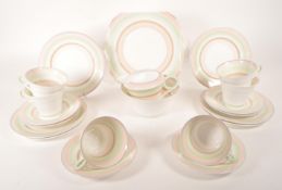 SHELLEY - MID CENTURY PORCELAIN TEA SERVICE
