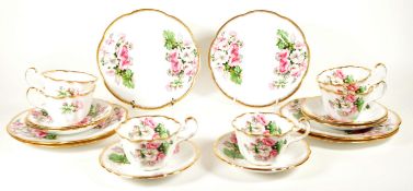 IMPERIAL BONE CHINA - 20TH CENTURY PART TEA SERVICE