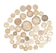 COLLECTION OF 17TH TO 20TH CENTURY SILVER COINS
