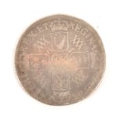 1692-93 WILLIAM & MARY SILVER ONE SHILLING