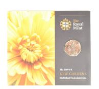 2009 UK KEW GARDENS BRILLIANT UNCIRCULATED 50P COIN