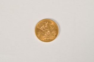 1912 GEORGE V 22CT GOLD HALF SOVEREIGN