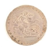 1820 GEORGE III SILVER CROWN COIN