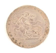 1820 GEORGE III SILVER CROWN COIN