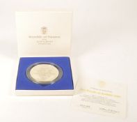 1972 PANAMA 20 BALBOAS SILVER PROOF COIN
