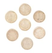 COLLECTION OF PRE-1920 GEORGE V SILVER HALF CROWNS